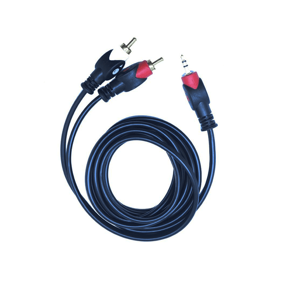 2B (CV203) RCA Socket DC2 To Audio PC Cable High Quality - 1.8M-Sound Cables-2B-Computer Accessories, COMPUTERS, PC Cables, Sound Cables-الدباح-El Dabbah