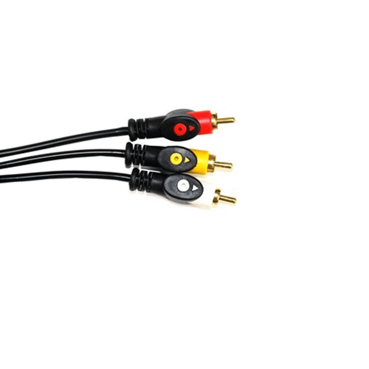 2B (CV263) Connecting Audio Video Cable Audio Video cable 3 terminals RCA TO 3 terminals-Sound Cables-2B-Computer Accessories, COMPUTERS, PC Cables, Sound Cables-الدباح-El Dabbah