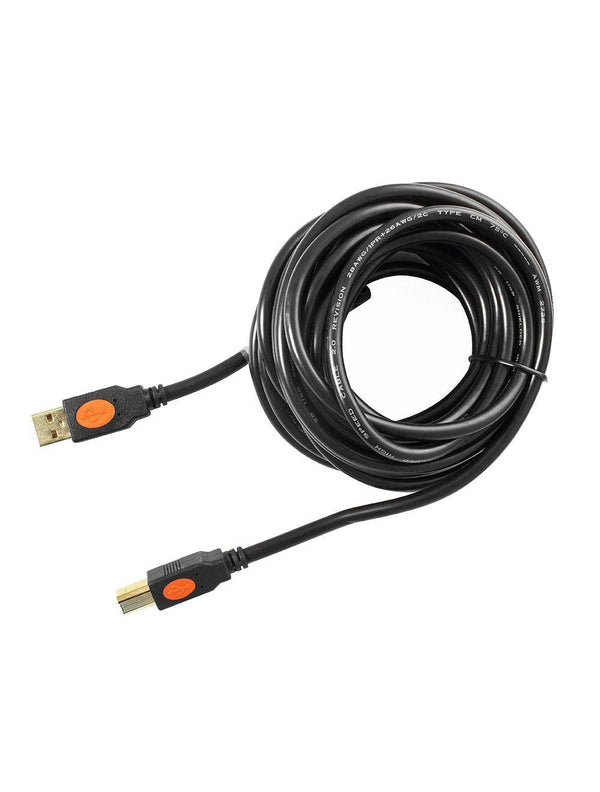 2B (DC026) Cable USB Printer M/M - 5M-Printer Cable-2B-Computer Accessories, COMPUTERS, PC Cables, Printer Cable-الدباح-El Dabbah