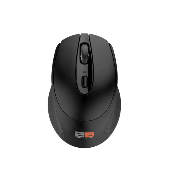 2B (MO186) Dual Mode Bluetooth 2.4GHz Mouse 800 - 1200 - 1600 - 2400 DPI with Rechargeable Battery - Black-Mouse-2B-Computer Accessories, COMPUTERS, Mouse-الدباح-El Dabbah