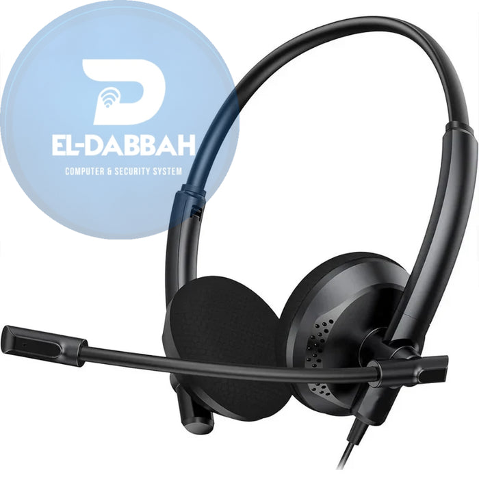 2B HP563 Business USB Headphones with Microphone - Black