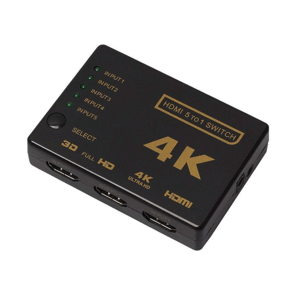 5-PORT 4K Switch  Ultra HD-HDMI Switch-GENERIC-Computer Solutions, COMPUTERS, HDMI Switch-الدباح-El Dabbah