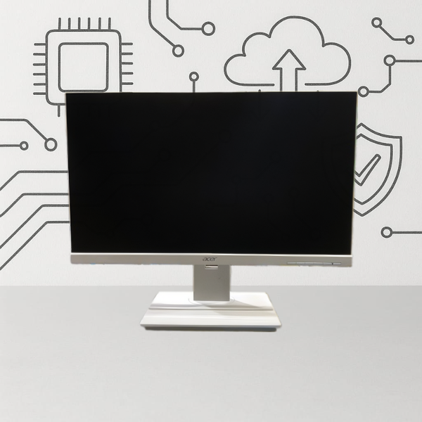 ACER  24 Inch IPS LED FHD HDMI Frameless Monitor(WHITE) - Grade A (USED)-eldabbah-الدباح