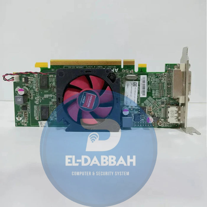 AMD كارت رسوميات بسعة 1 جيجابايت DDR3 منفذ PCI AVI ( استيراد مستعمل )
