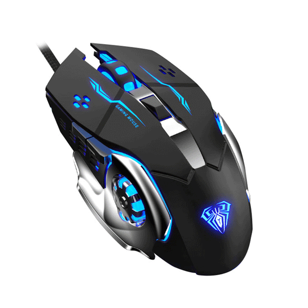 AULA S-20 USB GAMING MOUSE METAL-Gaming Mouse-AULA-Computer Accessories, COMPUTERS, Mouse-الدباح-El Dabbah