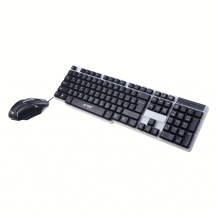 Aitnt X200 Gaming Combo KeyBoard and Mouse-Combo KeyBoard and Mouse-Aitnt-Computer Accessories, COMPUTERS, Keyboard, Wireless Mouse-الدباح-El Dabbah