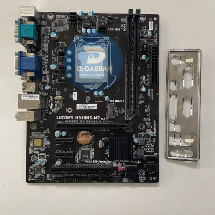 اللوحة الأم ECS Elite H310 H5 بمعالج Intel Core i7 الجيل الثامن ( إستيراد )