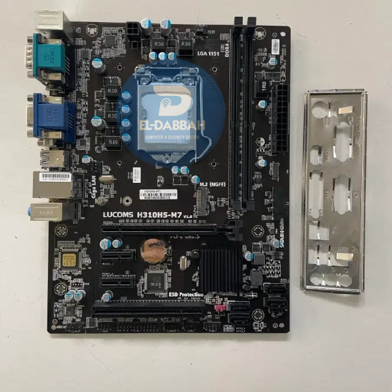 اللوحة الأم ECS Elite H310 H5 بمعالج Intel Core i7 الجيل الثامن ( إستيراد )