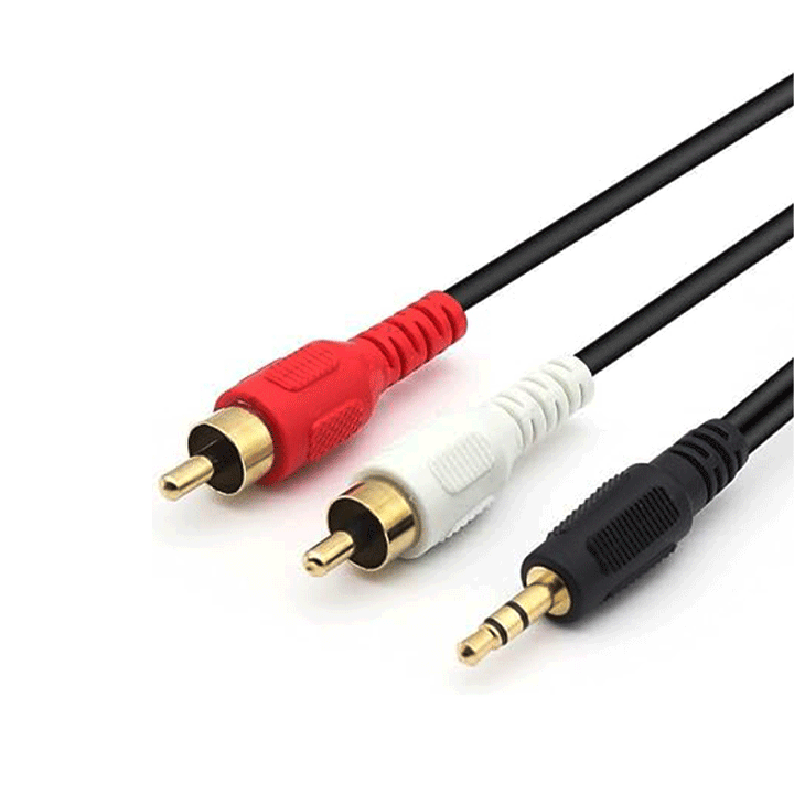 Audio Cable 1.5M  2X1-Sound Cables-GENERIC-Computer Accessories, COMPUTERS, PC Cables, Sound Cables-الدباح-El Dabbah