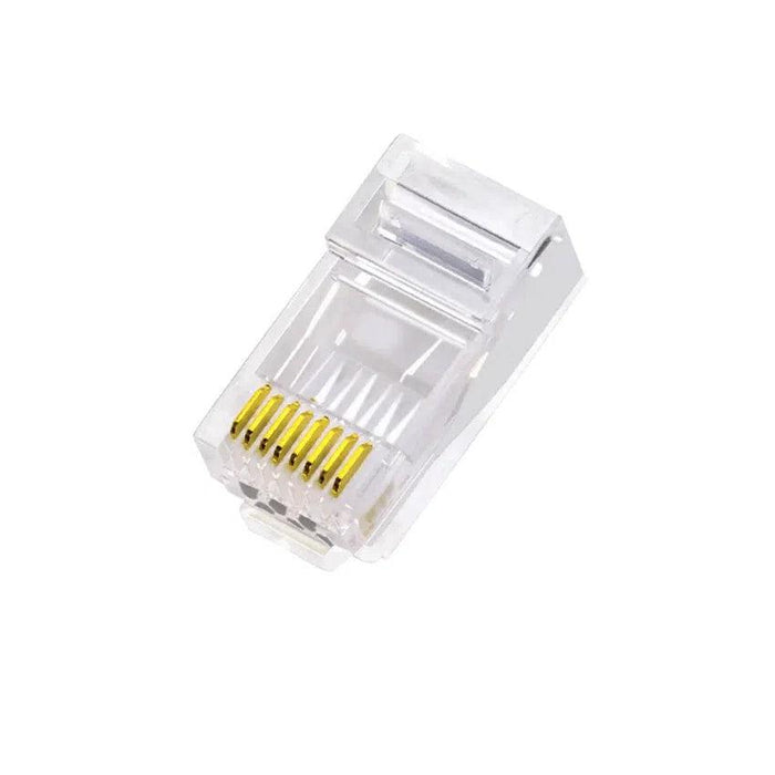 علبة كلبسات CAT6 RJ ذات 8 اسنان من 100 قطعة