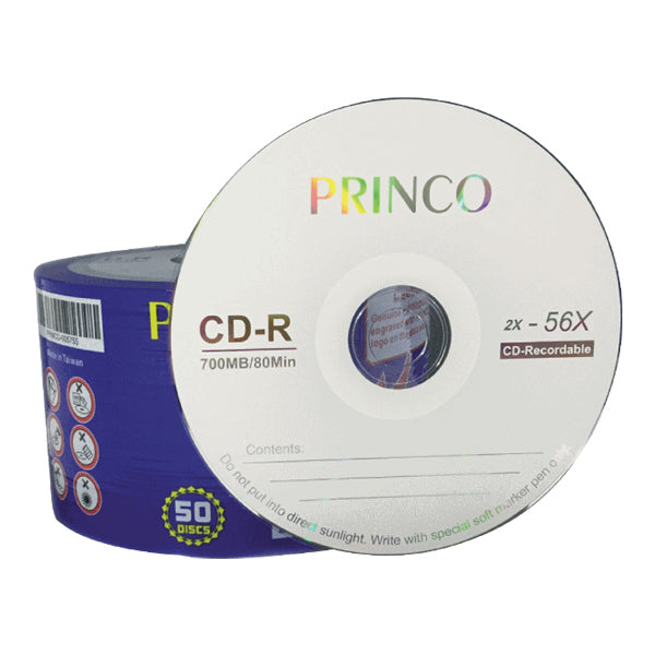 Princo Pro CD-R BLANK DVD 4.7GB Spindle Pack of 50-CD / DVD-Princo-[الدباح]-El Dabbah