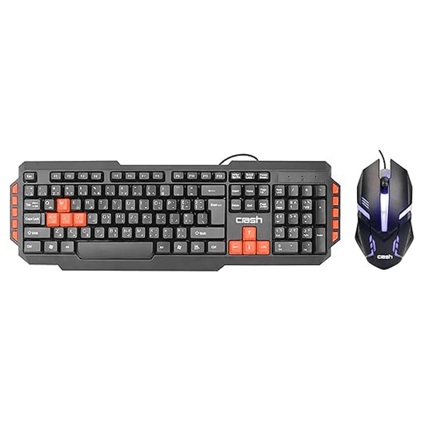 CRASH 200 RGB Combo KeyBoard and Mouse-Combo KeyBoard and Mouse-Crash-Computer Accessories, COMPUTERS, Keyboard, Wireless Mouse-الدباح-El Dabbah