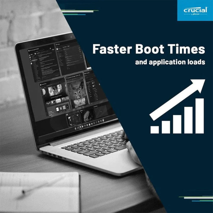 Brand: Crucial

Model: BX500

Type:SSD

Capacity: 500GB

Interface:SATA (6Gb/s)

Size:2.5 Inch

Sequential Read Speed:Up To 550 MB/s

Sequential Write Speed:Up To 480 MB/s

Operating Temperature:0°C~70°C

Storage Temperature:-40°C~85°C

Compatible With:PC-Laptop
eldabbah-الدباح