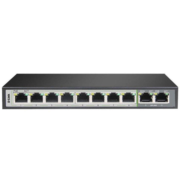 D-Link DGS-F1010p-E Unmanaged Desktop Switch 16 Port 10/100/1000Mbps-eldabbah-الدباح