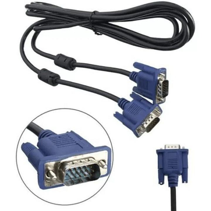 DELL LCD VGA Cable 1.5M-VGA Cable-Dell-Computer Accessories, COMPUTERS, PC Cables, VGA Cable-الدباح-El Dabbah