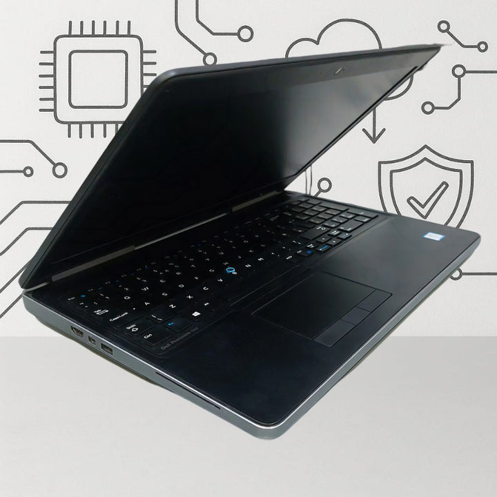 DELL Precision 7510 Laptop (Core i7-Gen6 - 16GB DDR4 - 256GB M.2+500 G) vga 2G ATI(USED)-eldabbah-الدباح