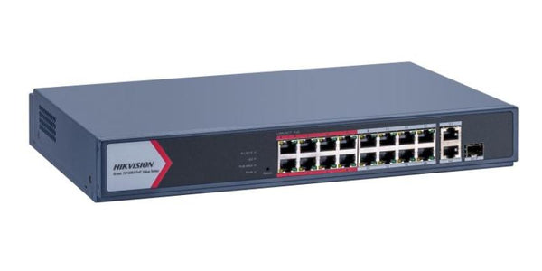 Hikvision DS-3E1318P-EI/M 16 Port 10/100 Mbps 2 UPLINK Smart Managed SWITCH