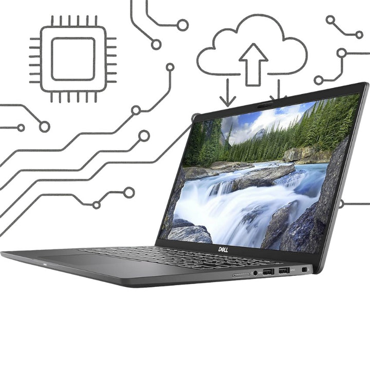 Dell Latitude 7410 Laptop - Intel Core i5-Gen10-16GB DDR4 - Hard 256 M2 (USED)-14 inch - eldabbah-الدباح