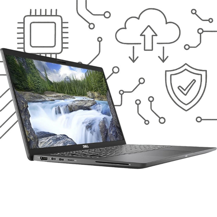 Dell Latitude 7410 Laptop - Intel Core i5-Gen10-16GB DDR4 - Hard 256 M2 (USED)-14 inch - eldabbah-الدباح