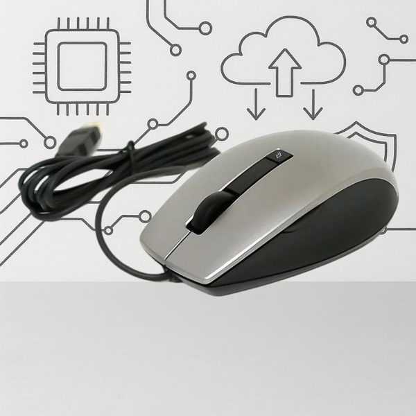 Dell Moczul Wired Mouse USB (Original Used)-eldabbah-الدباح