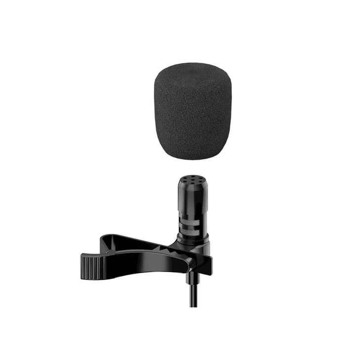 Devia MI33C EM063 Smart series wired Microphone Type-C - 1.5M - Black-MICROPHONE-Devia-Computer Accessories, COMPUTERS, Microphones-الدباح-El Dabbah