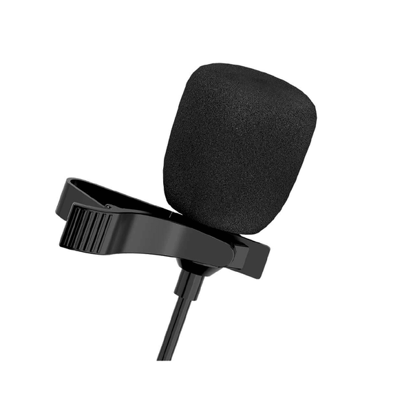 Devia MI33C EM063 Smart series wired Microphone Type-C - 1.5M - Black-MICROPHONE-Devia-Computer Accessories, COMPUTERS, Microphones-الدباح-El Dabbah