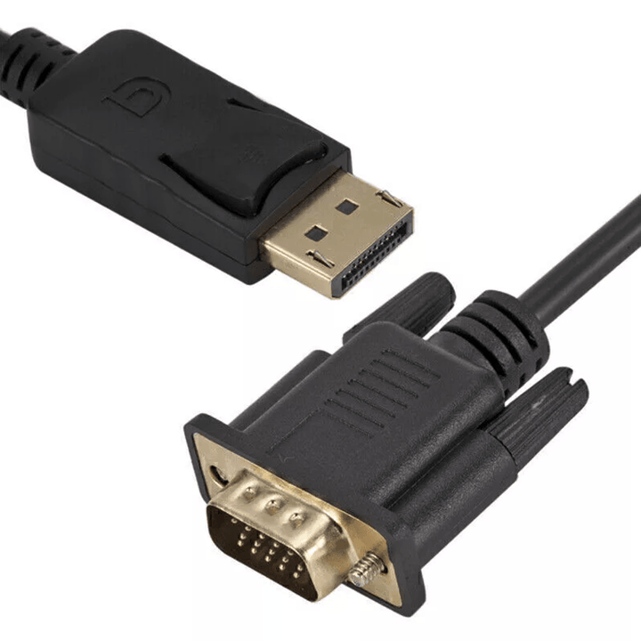 Display to VGA Cable 1.5M-Converter-GENERIC-Computer Solutions, COMPUTERS, Converters & Connectors-الدباح-El Dabbah