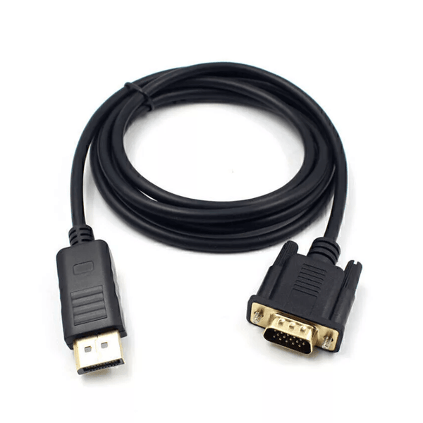 Display to VGA Cable 1.5M-Converter-GENERIC-Computer Solutions, COMPUTERS, Converters & Connectors-الدباح-El Dabbah