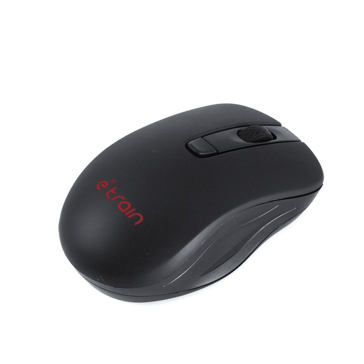 E-Train (MO500) Wireless Mouse 1200 DPI - Black-Wireless Mouse-E-train-Computer Accessories, COMPUTERS, Wireless Mouse-الدباح-El Dabbah