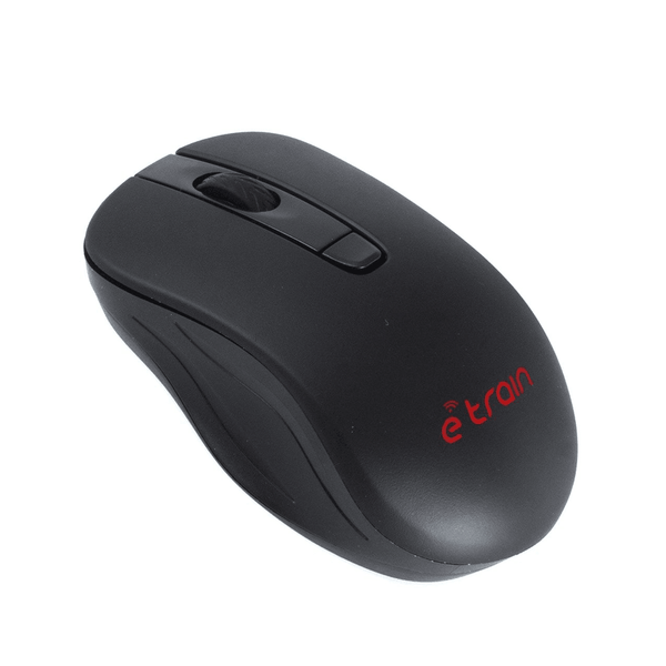 E-Train (MO500) Wireless Mouse 1200 DPI - Black-Wireless Mouse-E-train-Computer Accessories, COMPUTERS, Wireless Mouse-الدباح-El Dabbah