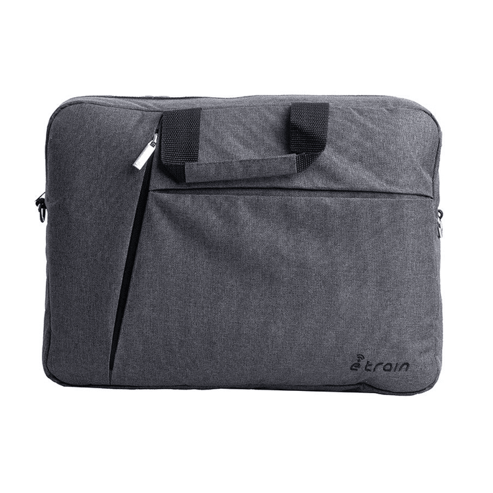 E-train (BG11A) Laptop Messenger Shoulder Bag up to 15.6 - Gray-Laptop Bag-E-train-Bags AND Cases, COMPUTER, COMPUTERS, Laptop-الدباح-El Dabbah