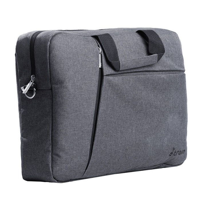 E-train (BG11A) Laptop Messenger Shoulder Bag up to 15.6 - Gray-Laptop Bag-E-train-Bags AND Cases, COMPUTER, COMPUTERS, Laptop-الدباح-El Dabbah