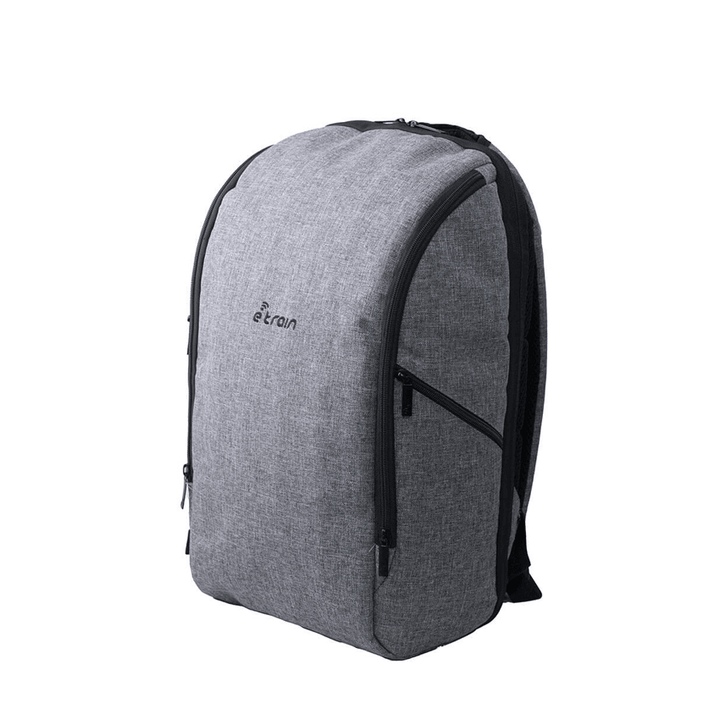 E-train (BG812) Laptop Backpack Fits Up to 15.6 - Gray-Laptop Bag-E-train-Bags AND Cases, COMPUTER, COMPUTERS, Laptop-الدباح-El Dabbah