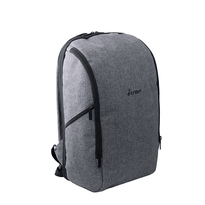 E-train (BG812) Laptop Backpack Fits Up to 15.6 - Gray-Laptop Bag-E-train-Bags AND Cases, COMPUTER, COMPUTERS, Laptop-الدباح-El Dabbah