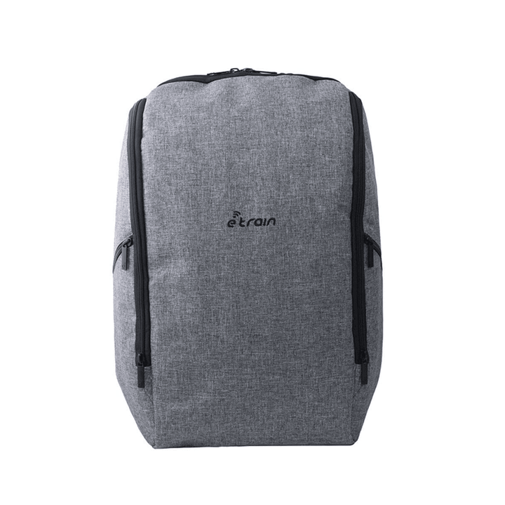 E-train (BG812) Laptop Backpack Fits Up to 15.6 - Gray-Laptop Bag-E-train-Bags AND Cases, COMPUTER, COMPUTERS, Laptop-الدباح-El Dabbah