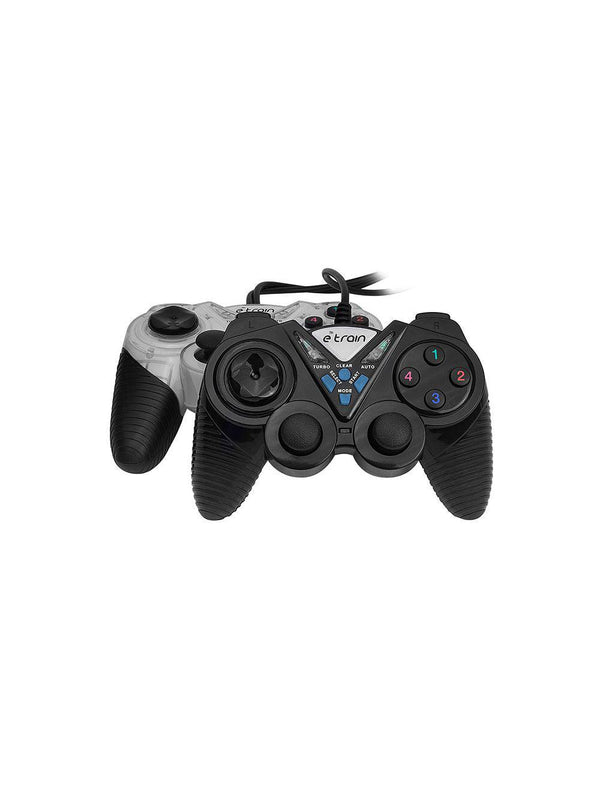 E-train (GP054) - USB 2.0 Double Game pad - Colors-Controller-E-train-Computer Accessories, COMPUTERS, Gamepad-الدباح-El Dabbah