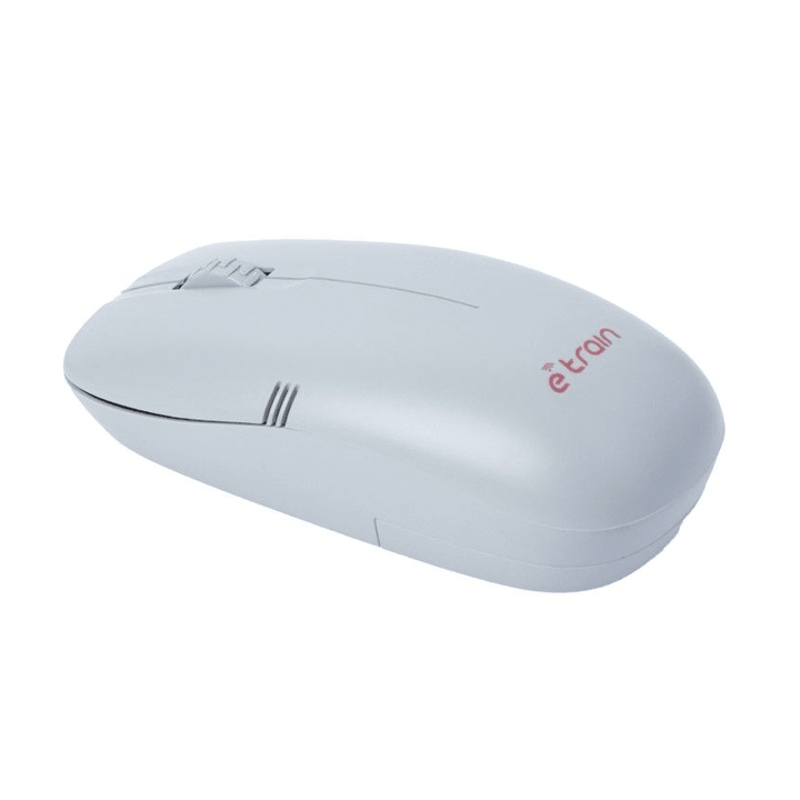 E-train (MO10A) Wireless Optical Mouse 1200DPI - Gray-Wireless Mouse-E-train-Computer Accessories, COMPUTERS, Wireless Mouse-الدباح-El Dabbah