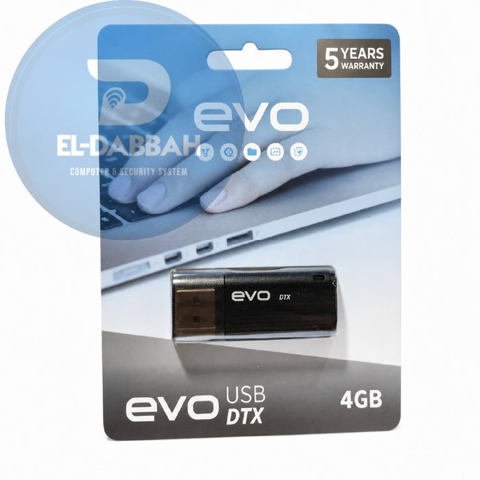 فلاشة EVO DTX سعة 4 جيجا USB 2.0 لنقل وتخزين البيانات