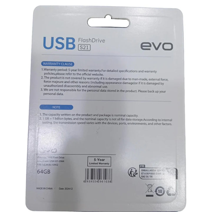 EVO S21 FLASH 64GB USB 2.0-eldabbah-الدباح