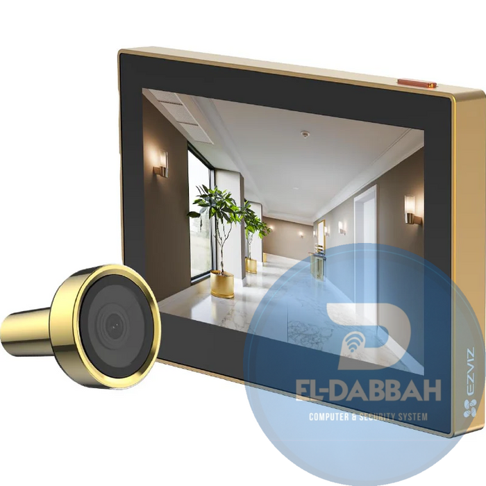 EZVIZ HP2 2MP Gold 1080p Wire-Free Peephole Door Viewer
