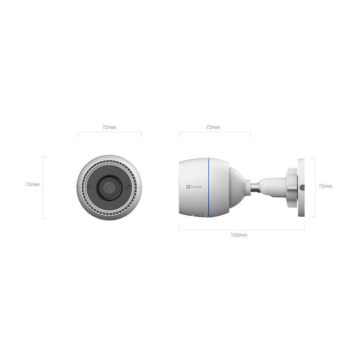 Brand: Ezviz
model: C3TN
1080p Resolution
IP67 Weatherproof Design
Motion Detection
Audio Pick-Up
IR Night Vision (Up to 30 m/98 ft)
H.265 Video Technology
Supports MicroSD Card (Up to 256 GB)
Supports EZVIZ Cloud Storage
eldabbah-الدباح