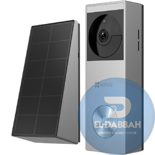 جرس باب ذكي بكاميرا Ezviz EP3-X Pro بدقة 3MP يعمل بالبطارية