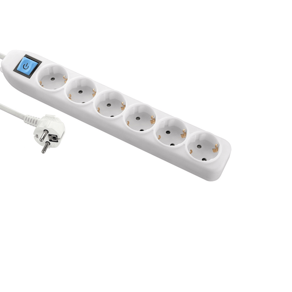 FALCON 6-PORT Electricity Joint & Connector Power Strips-Power Strip-Falcon-Computer Solutions, COMPUTERS, power Strip & Plug-الدباح-El Dabbah