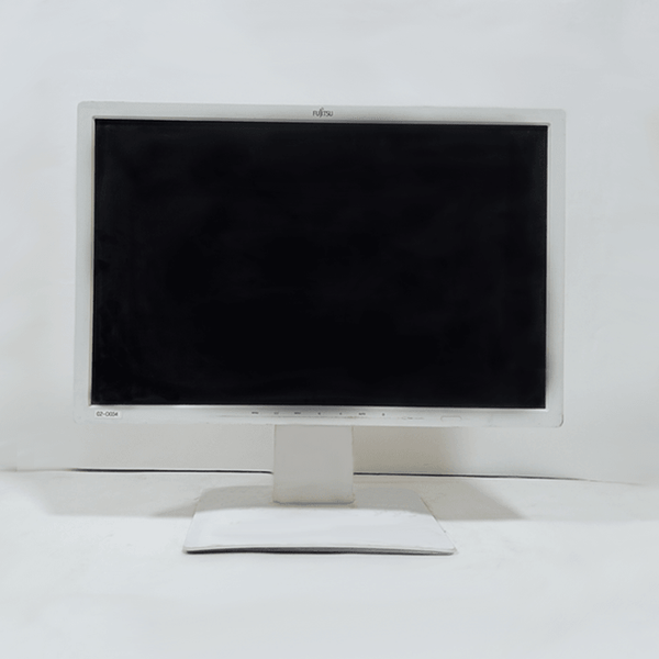 Fujitsu LED Monitor 24-INCH (IPS) (WHITE) (USED)-Used Monitor-Fujitsu-USED, USED MONITOR-الدباح-El Dabbah