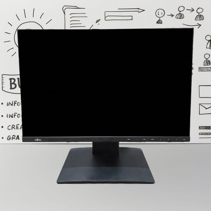 Fujitsu 24 Inch IPS LED FHD HDMI Frameless Monitor - Grade A (USED)-eldabbah-الدباح
