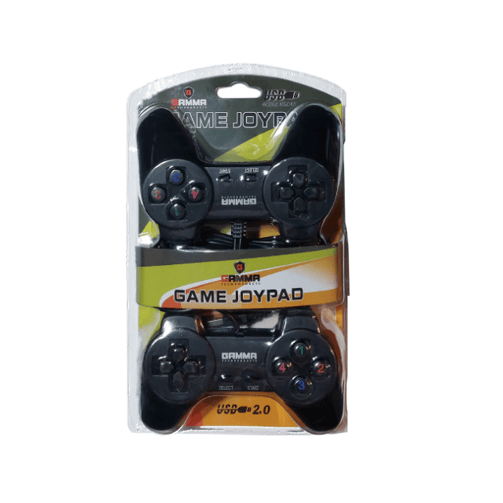 GAMMA GT-200 Gamepad Normal Black-Controller-GAMMA-Computer Accessories, COMPUTERS, Gamepad-الدباح-El Dabbah