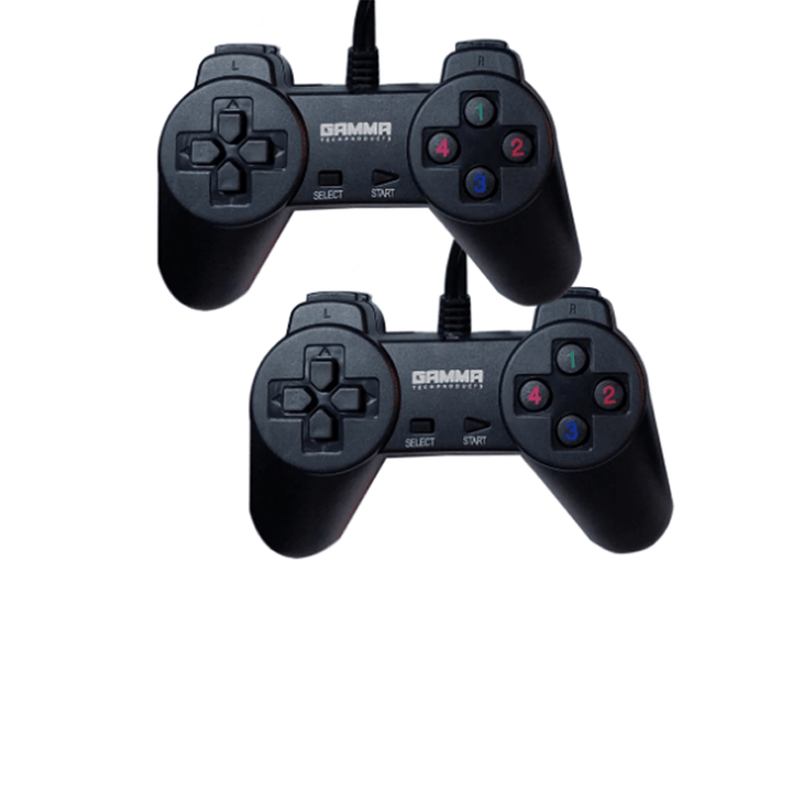 GAMMA GT-200 Gamepad Normal Black-Controller-GAMMA-Computer Accessories, COMPUTERS, Gamepad-الدباح-El Dabbah