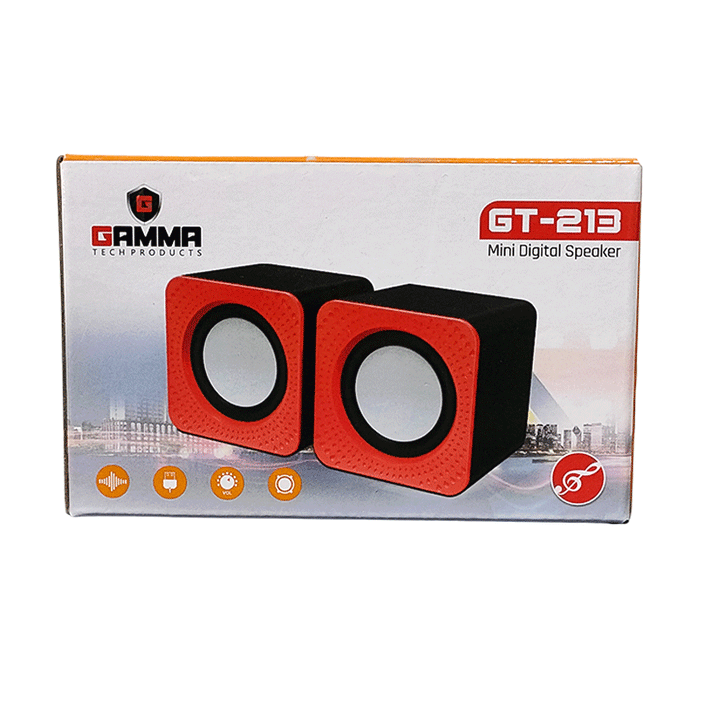 GAMMA GT-213 USB Speaker-USB Speaker-GAMMA-Computer Accessories, COMPUTERS, Sound Systems-الدباح-El Dabbah