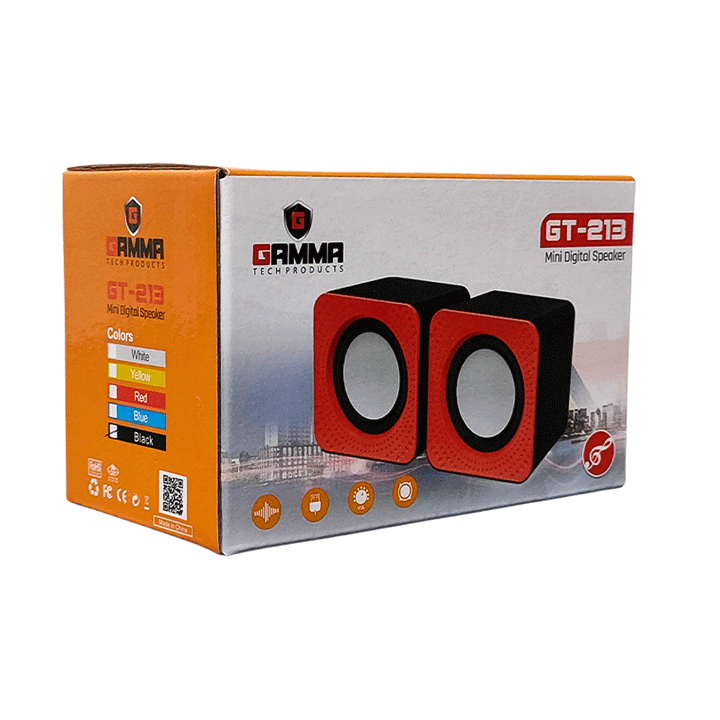 GAMMA GT-213 USB Speaker-USB Speaker-GAMMA-Computer Accessories, COMPUTERS, Sound Systems-الدباح-El Dabbah