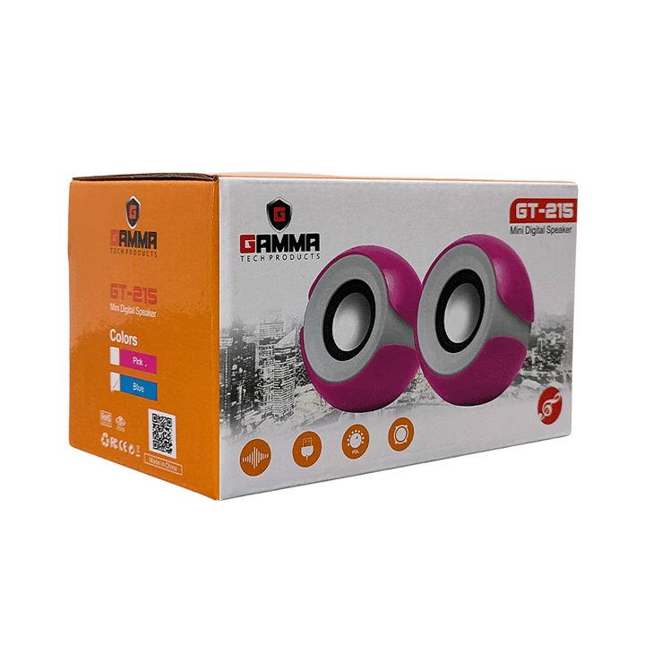 GAMMA GT-215 USB Speaker-USB Speaker-GAMMA-Computer Accessories, COMPUTERS, Sound Systems-الدباح-El Dabbah